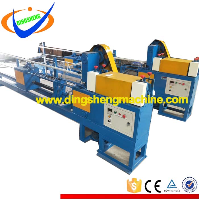 Quick link buckle tie wool bale making machine