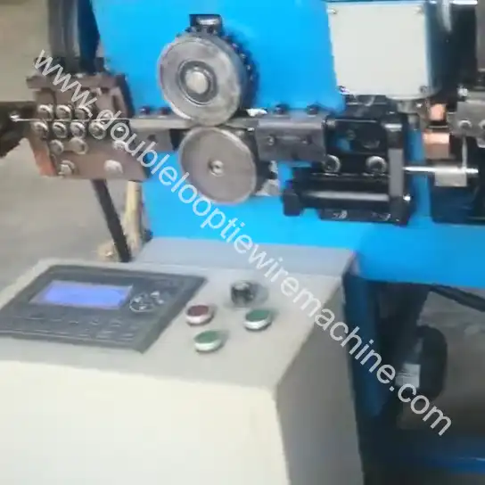 Automatic welding loop wire tie machine