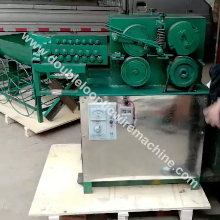 Twist tie straight cutting packing wire machine